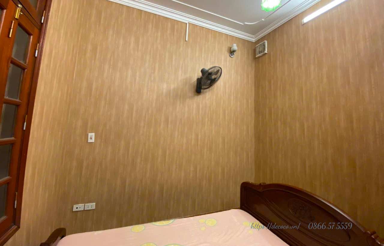 giấy dán tường giả gỗ tại Bát Tràng Gia Lâm