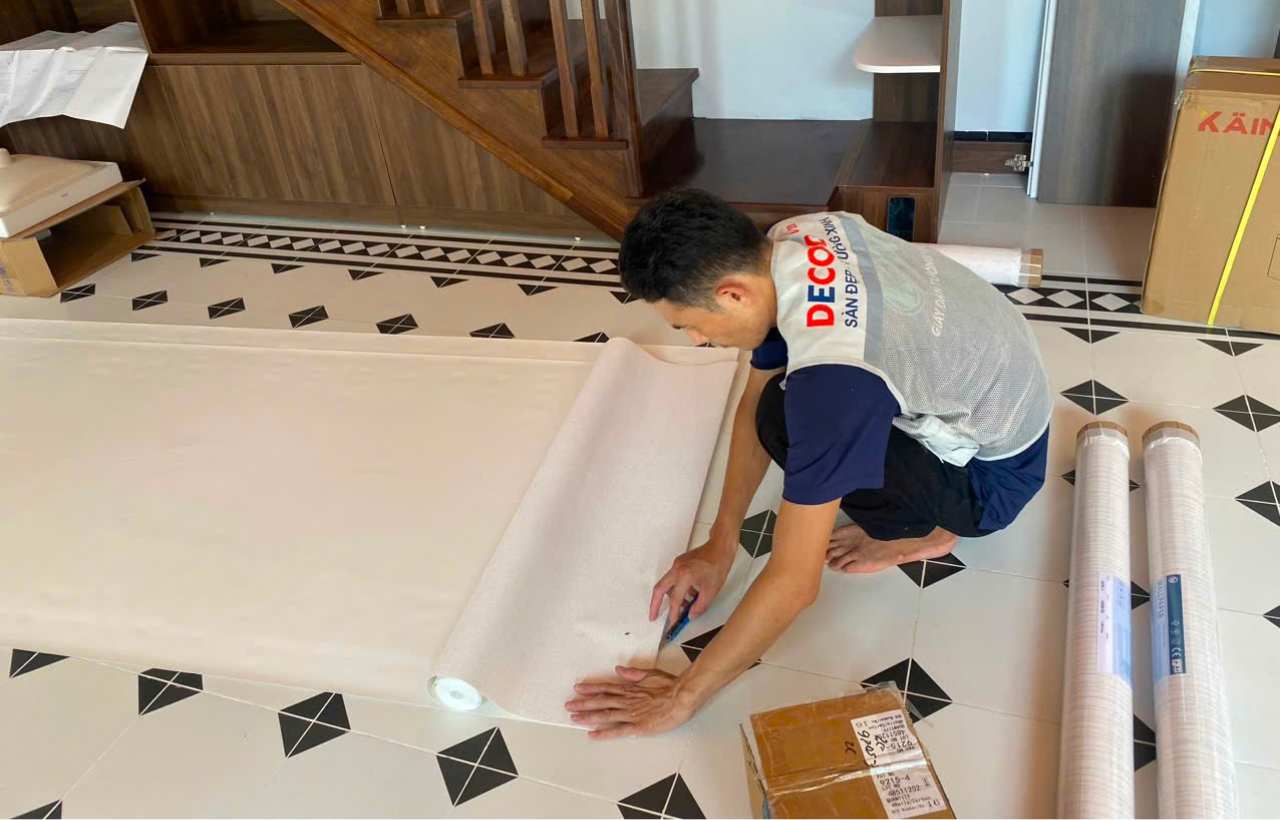 thợ thi công giấy dán tường tại Gia Lâm