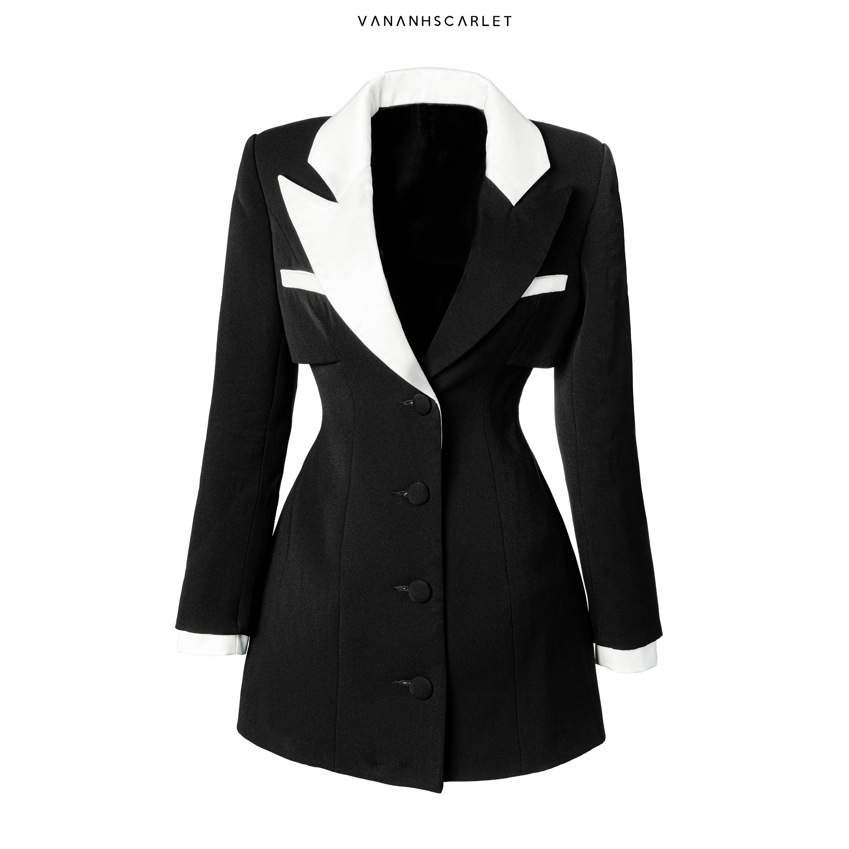 Áo vest nữ blazer KHÀN màu đen tà bầu basic áo khoác công sở tay dài 1 lớp  phong cách Hàn Quốc - Áo vest, blazer nữ | ThờiTrangNữ.vn