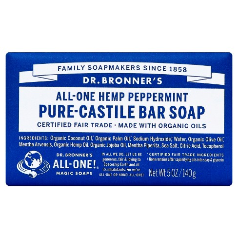 Dr Bronner's bar soap Peppermint