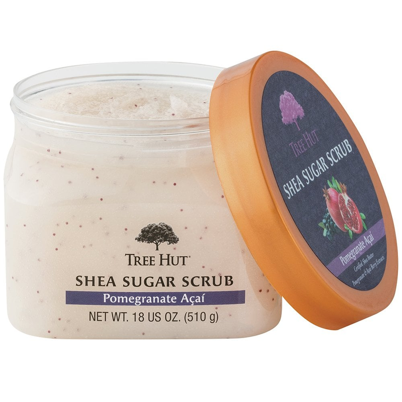 Tẩy da chết TREE HUT Shea sugar scrub Pomegranate Acai