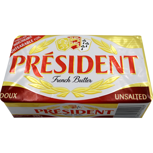 Bơ Lạt 32% béo President 200g