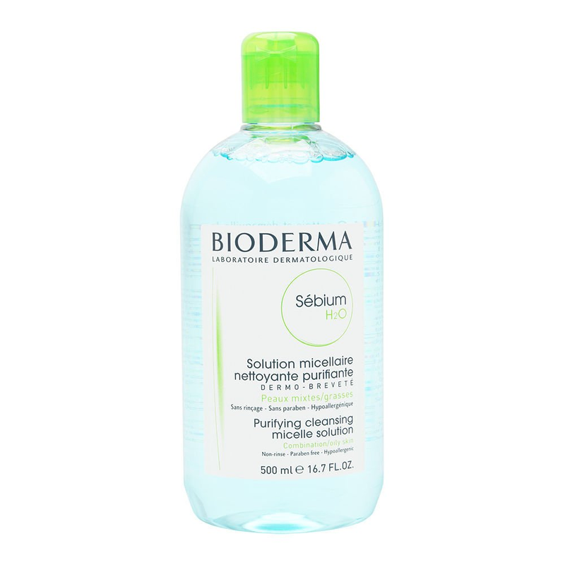 Bioderma tẩy trang xanh 500ml