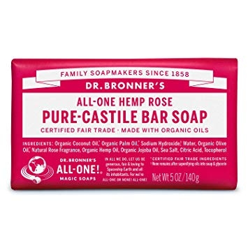 Dr Bronner's soap Rose