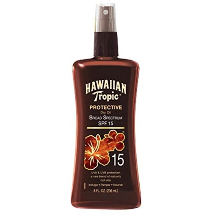 Hawaiian Tropic protective dry oil SPF15