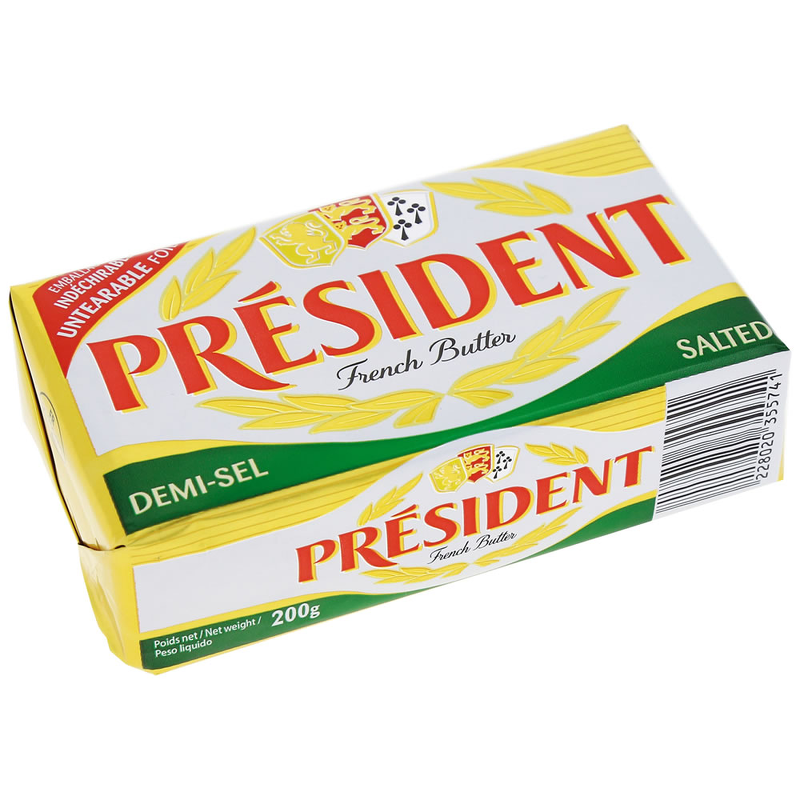 Bơ Lạt President Salted Butter 200g