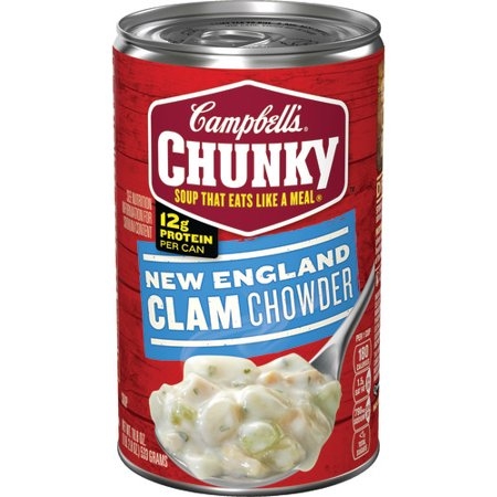 Campbells Chunky New England Clam Chowder Soup 533gr