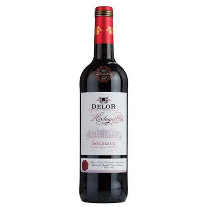 Rượu Vang Đỏ Delor Bordeaux 2018