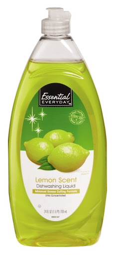 Essential Everyday Lemon Scent Dishwashing Liquid 709ml