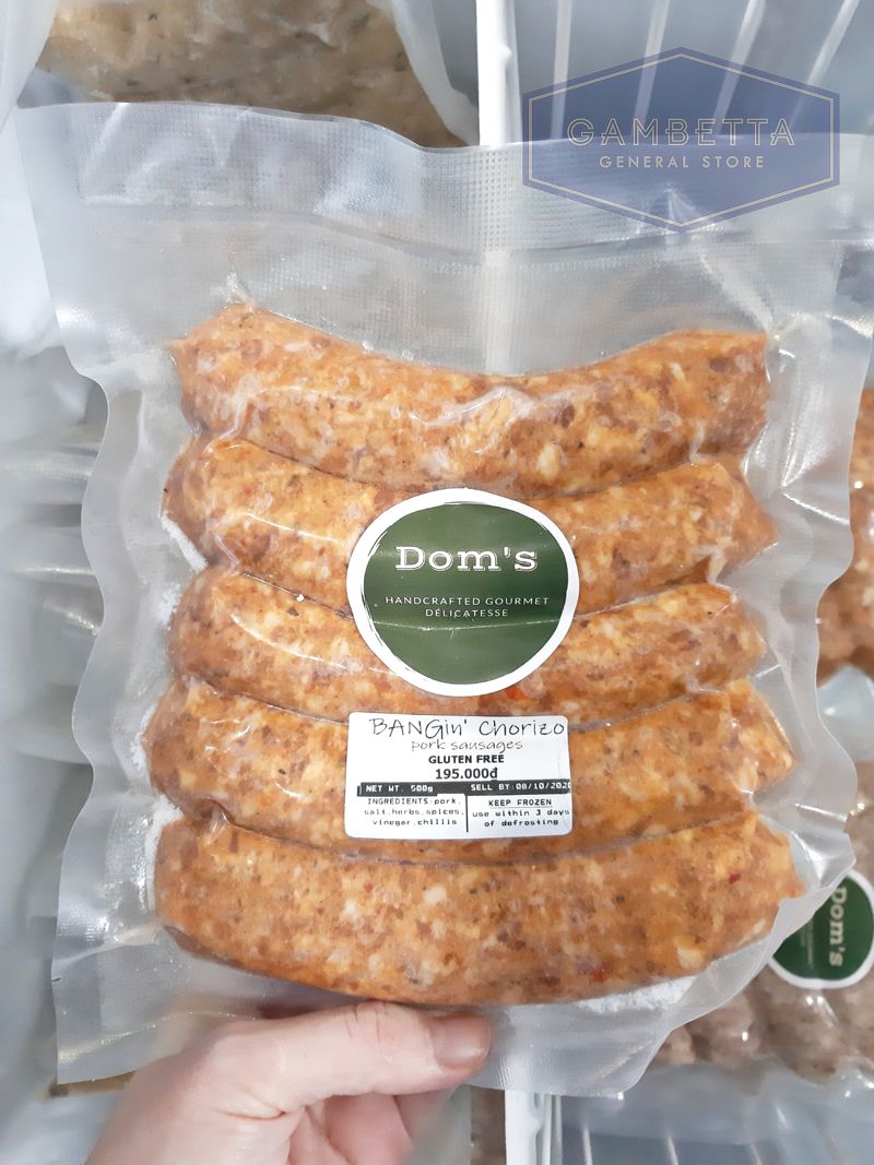 Dom's Bangin's Chorizo/ Xúc Xích cay kiểu Mexico 500g