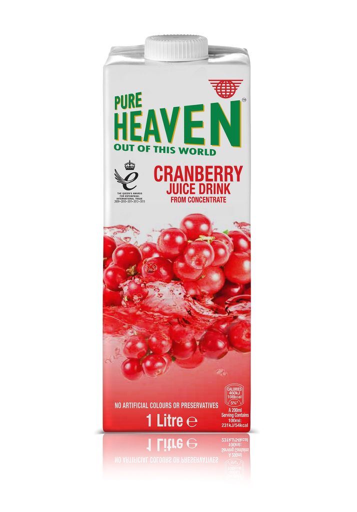 Pure Heaven Cranberry Juice 1L