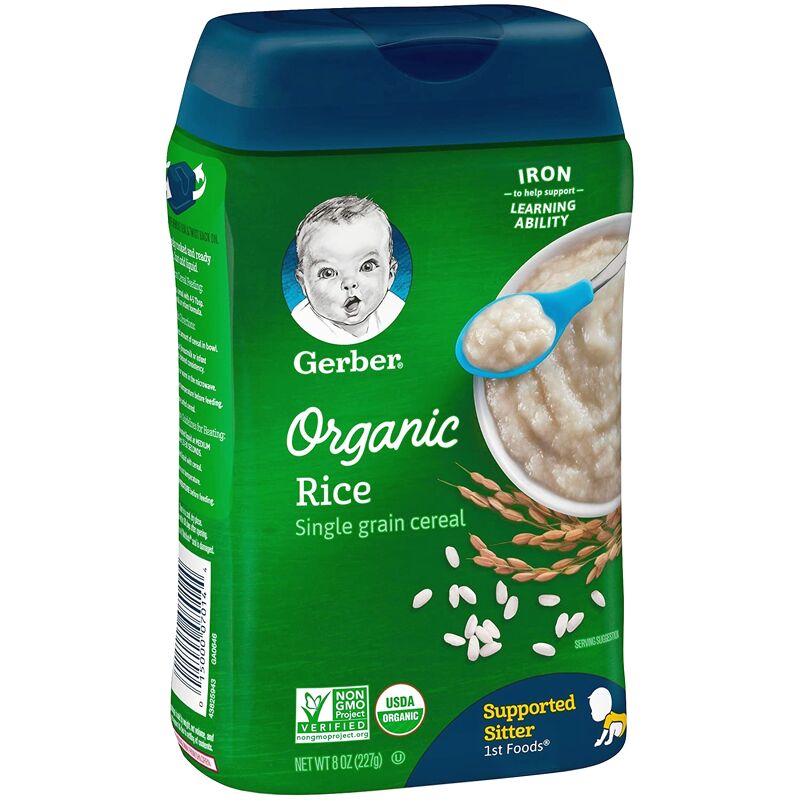 Gerber Organic Rice Single Grain Cereal 227g