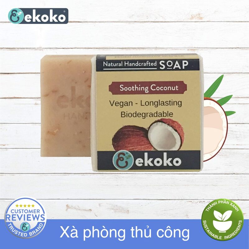 Ekoko Soothing Coconut Soap 40g