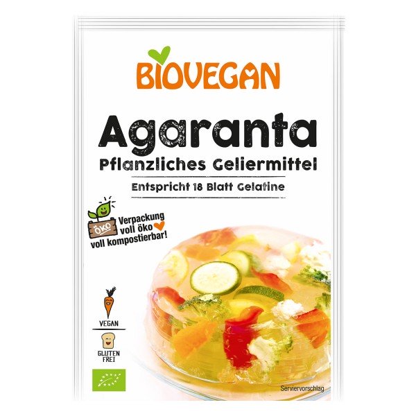 Biovegan Bột Gelatine hữu cơ 18g