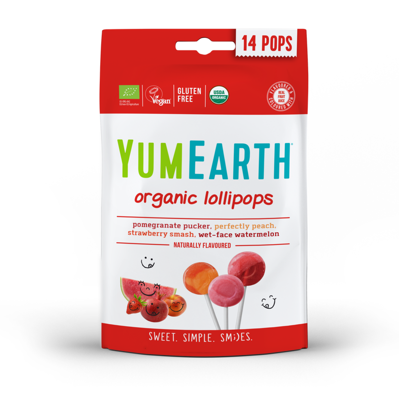 Yum Earth Organic Lollipops 14 Pops