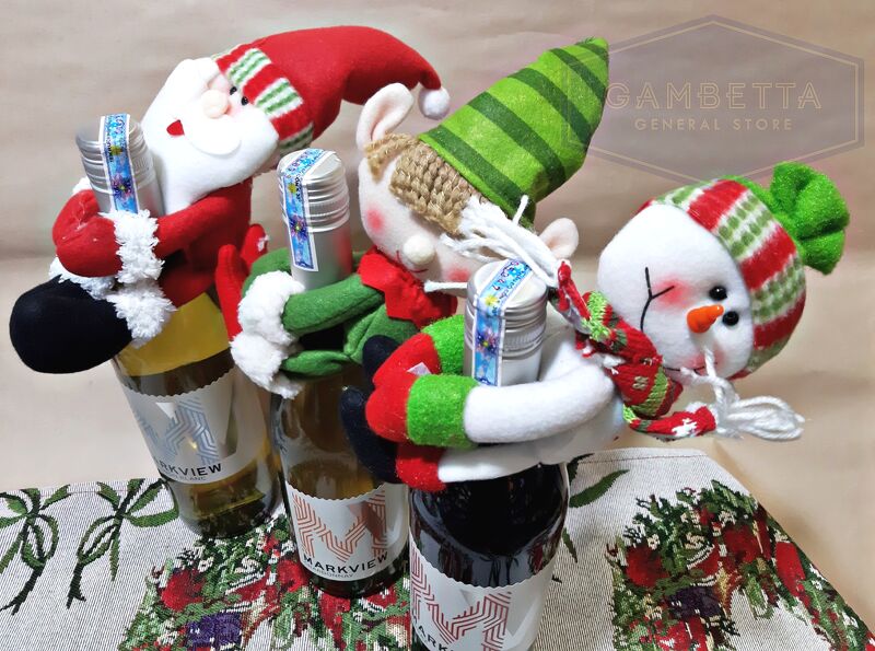 Noel Wine Bottle Decoration