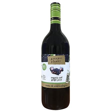 Green Planet Organic red Grape Juice 1L