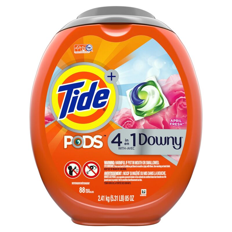 Tide Pod 4 in 1 with Downy 88 viên 2.41kg