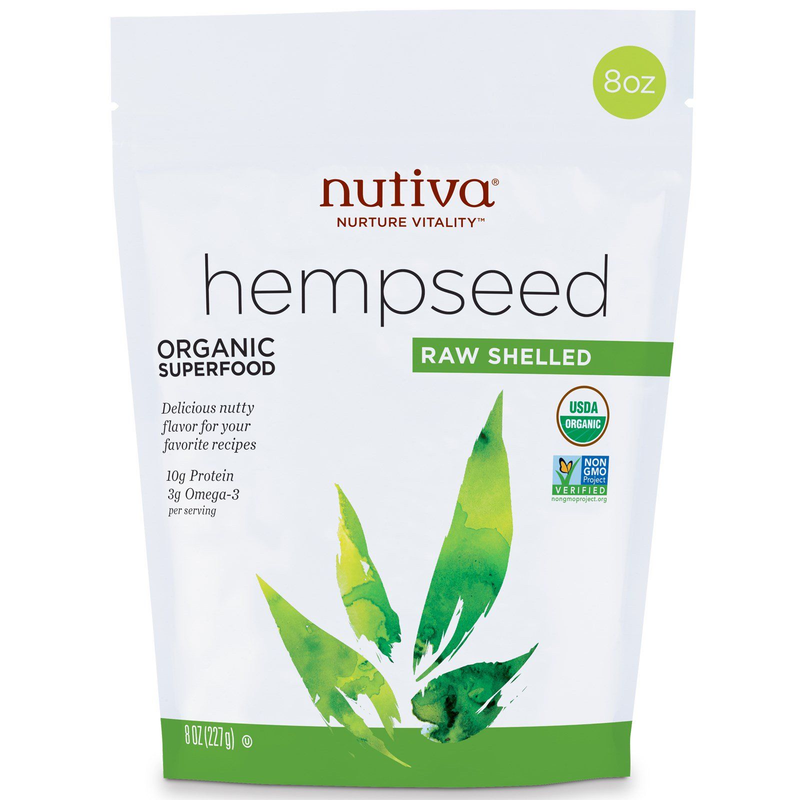 Nutiva Hempseed Raw Shelled 227g