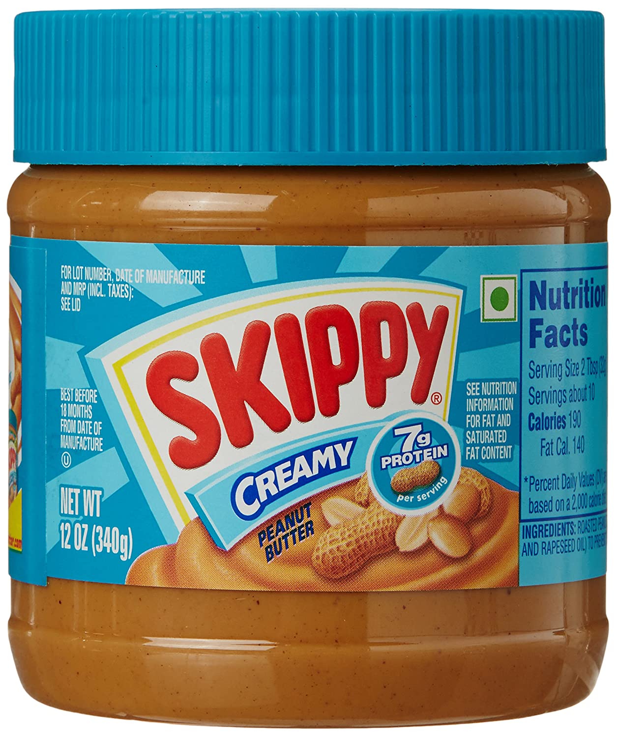 Skippy Peanut Butter Creamy 340g