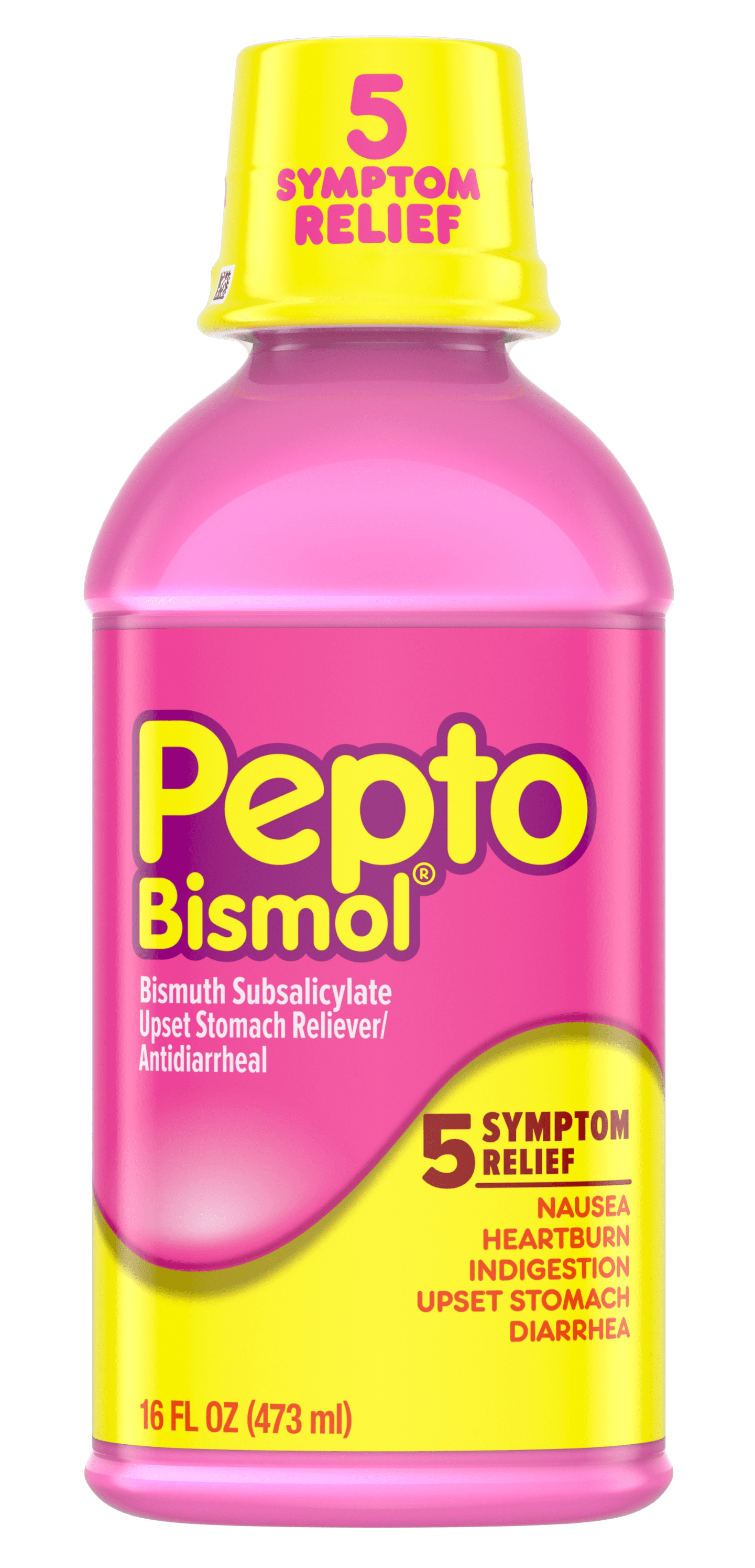 Pepto Bismol 5 Symptom Relief Liquid 473ml