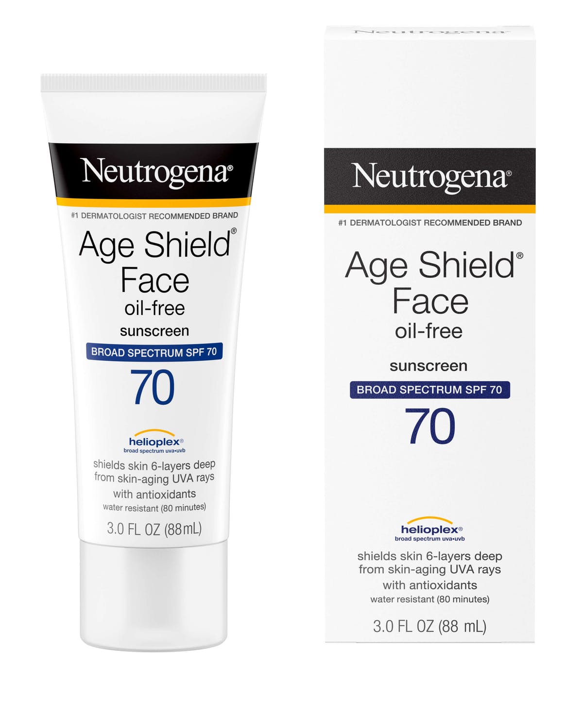 Neutrogena Age Shield Face Oil Sunscreen SPF 70 88ml