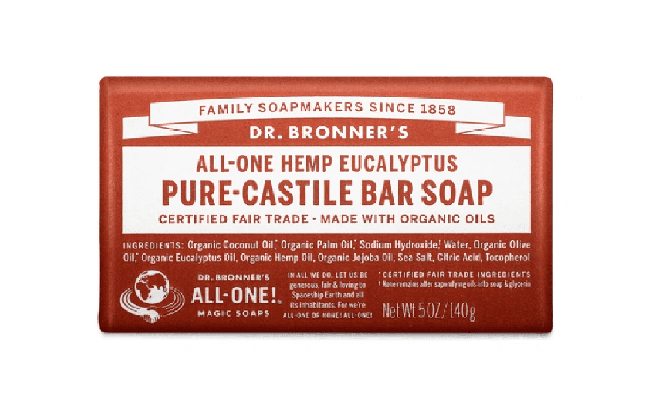 Dr Bronner's soap Hemp Eucalyptus 140g