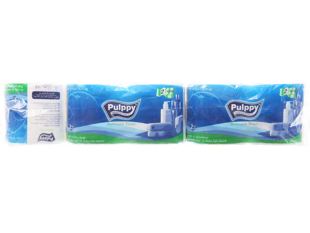 Pulppy Giấy Vệ Sinh 2 lớp 10 cuộn