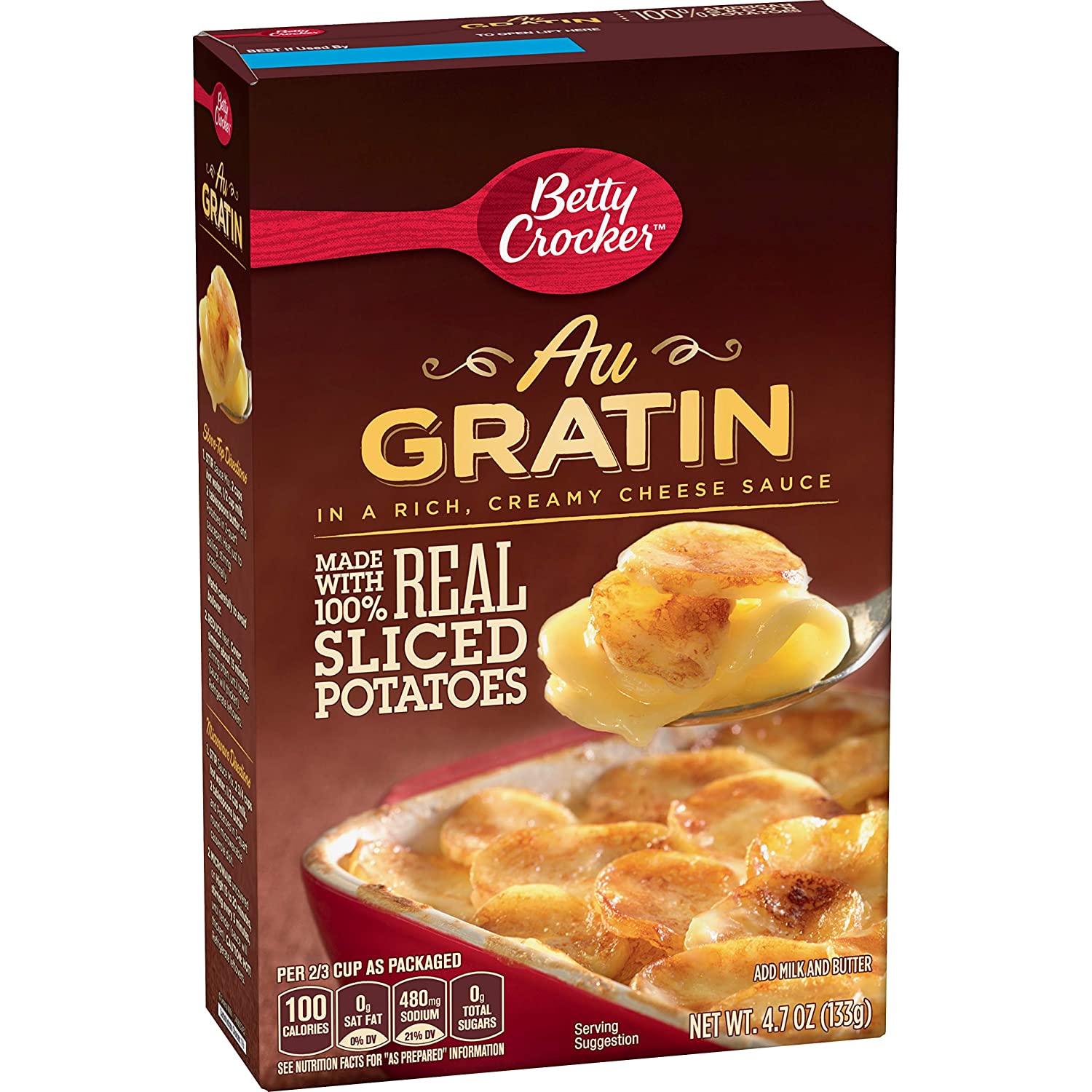 Betty Crocker Au Gratin made with real Sliced Potatoes  133g