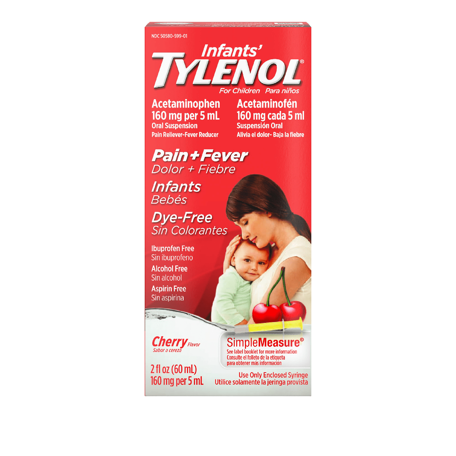 Infants Tylenol Cherry Flavor 60ml