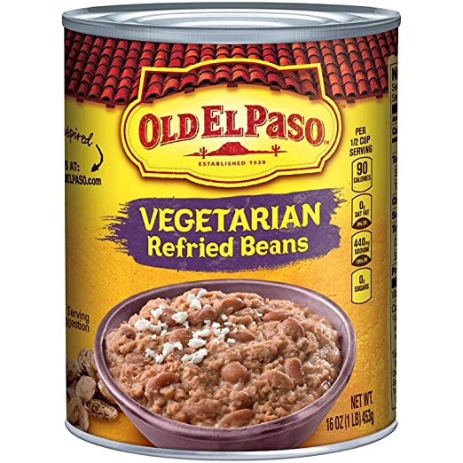 Old ElPaso Vegetarian Refried Beans 453g