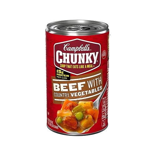 Campbells Chunky Beef With Country Vegetables 533gr