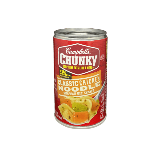 Campbells Classic Chicken Noodle with White Meat Chicken 527g