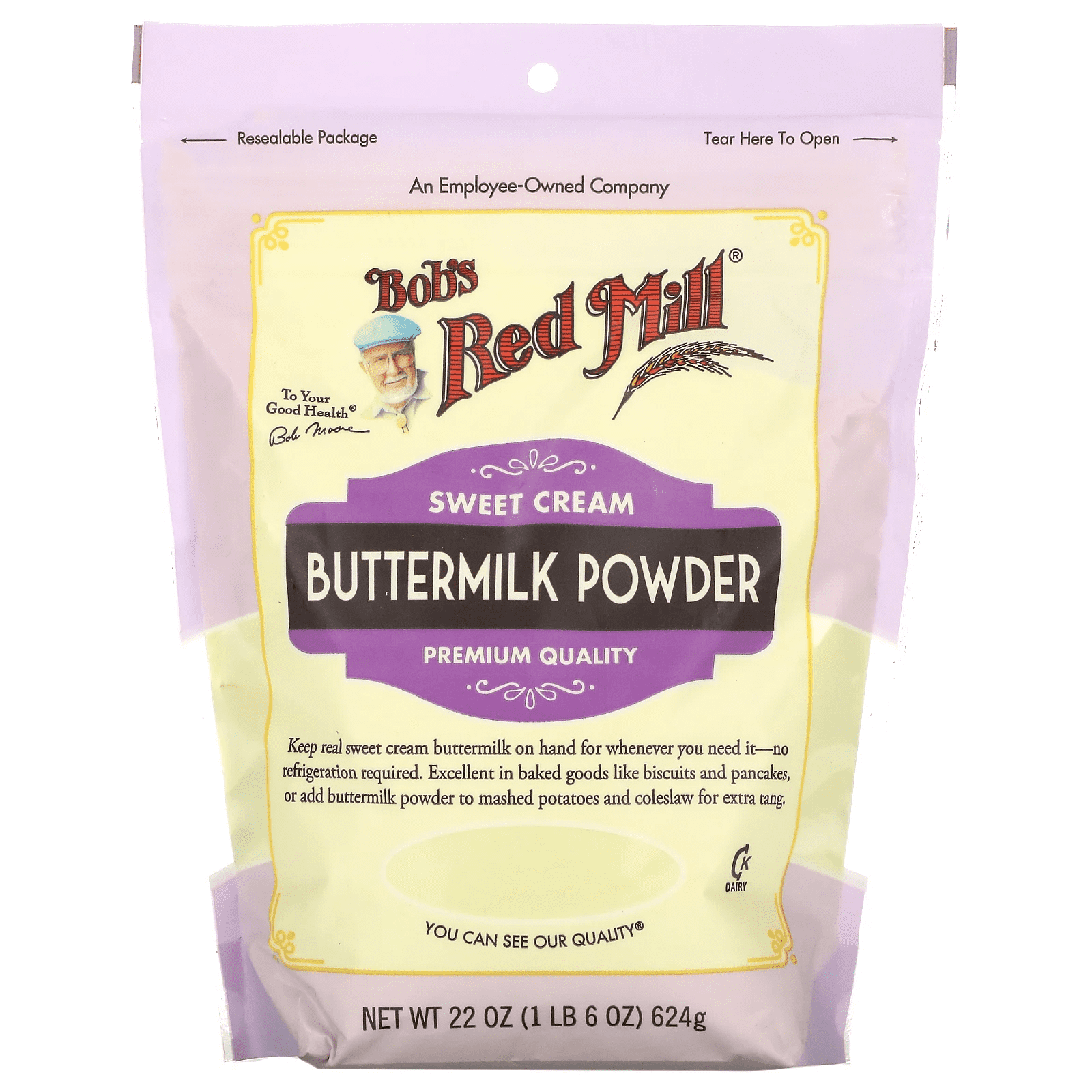 Bob's Red Mill Buttermilk Powder 624g