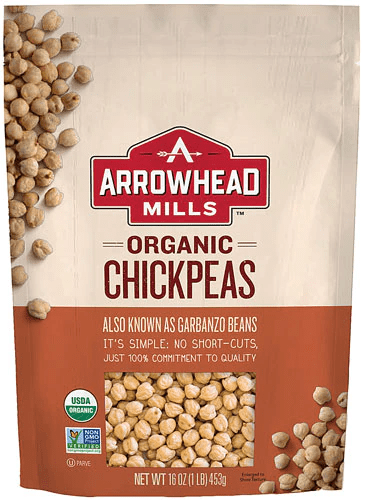 Arrowhead Mills Organic Chickpeas 453gr