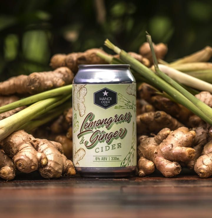 Hanoi Cider Co Lemongrass and Ginger Cider 330ml