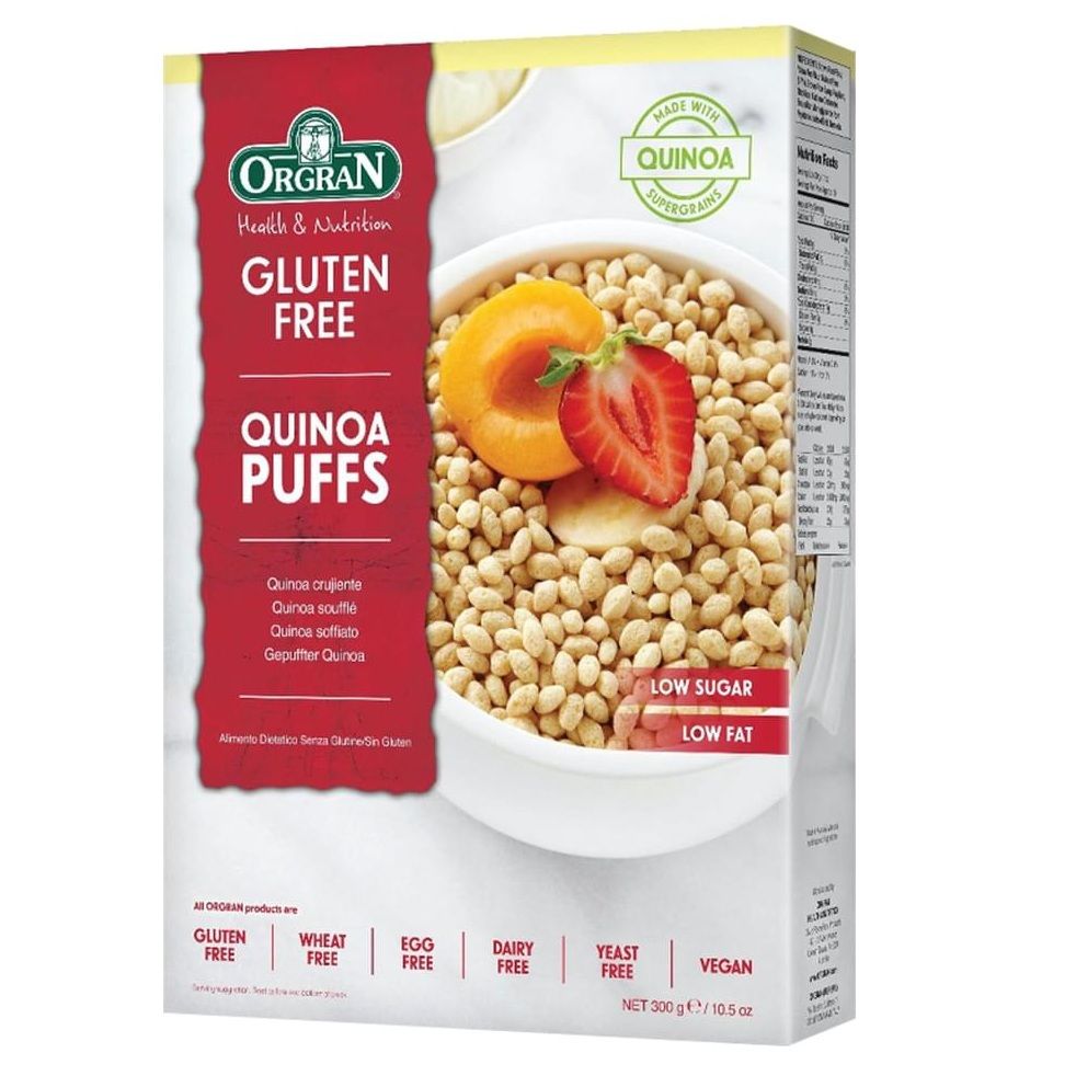 Orgran Gluten Free Quinoa Puffs 300gram