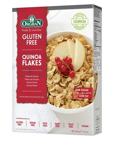 Orgran Gluten Free Quinoa Flakes 350gram