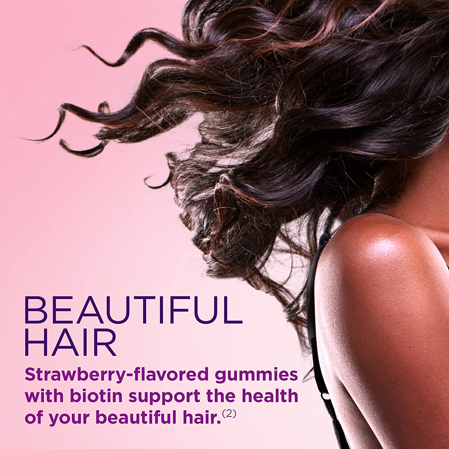 Nature's Bounty Hair Skin and Nail Vitamins With Biotin, Gummies 80 Ct