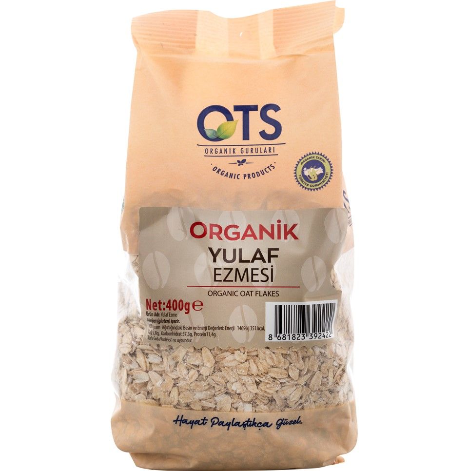 OTS Organic Oat Flakes 400g