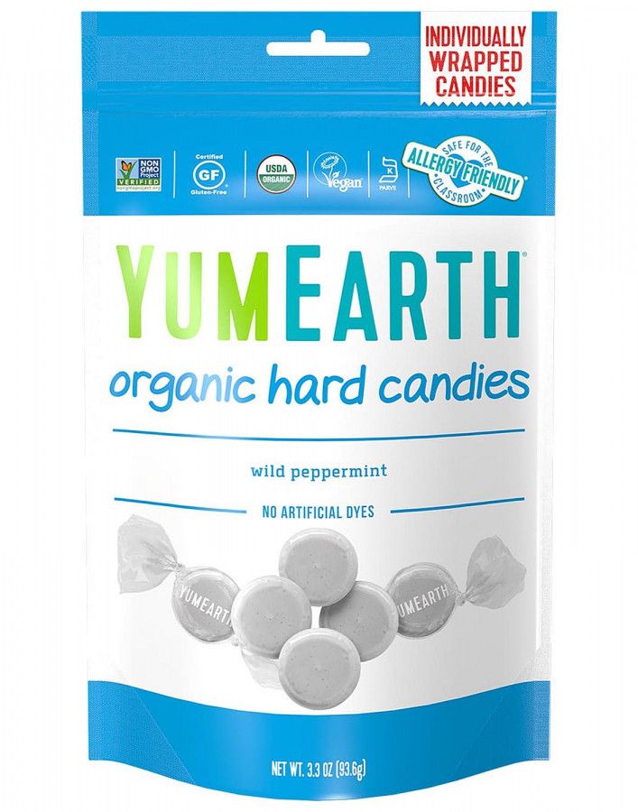 Yum Earth Organic Hard Candies Wild Peppermint 93.6gram