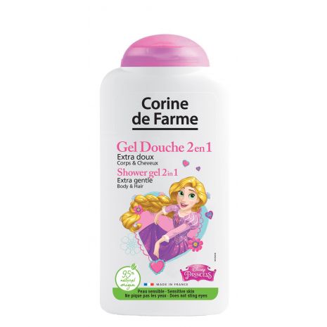 Corine De Farme Sữa Tắm Cho Bé Shower Gel 2 in 1 Princess 250ml