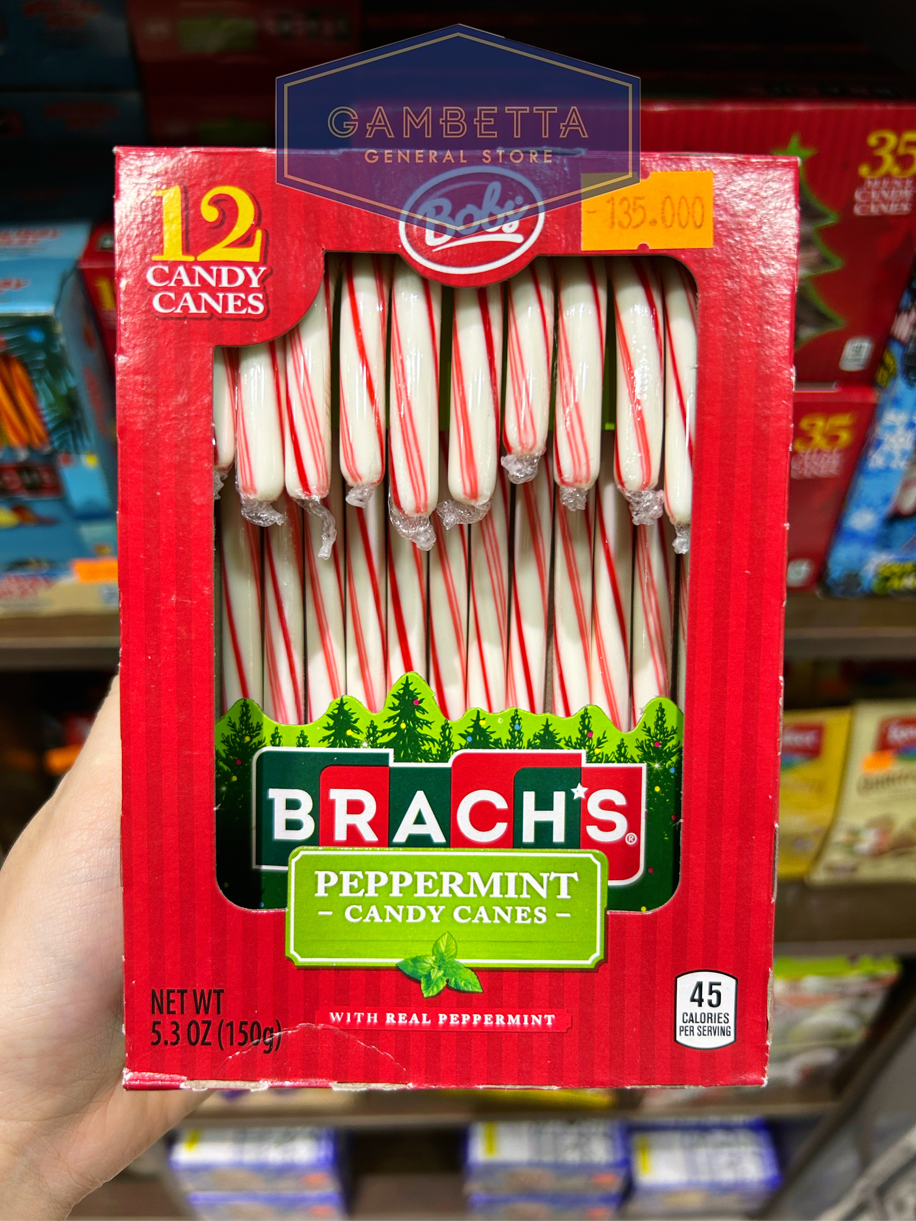 Brach's Peppermint 12 Candy Canes