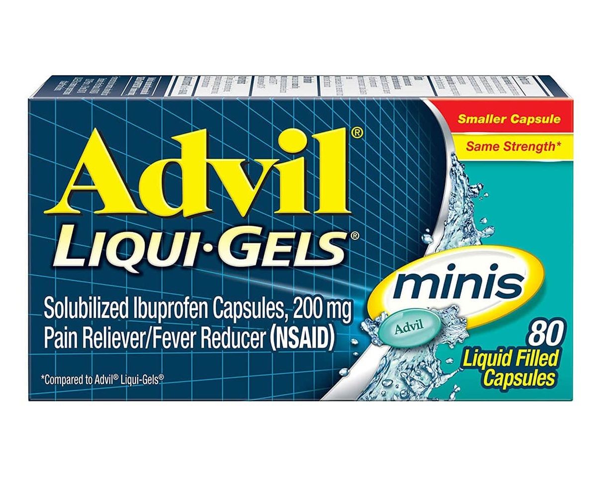 Advil Liquid Gel Minis 200mg 80 capsules