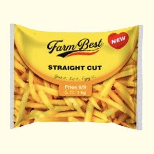 Farm Best Straight Cut Fries Khoa Tây Cắt Thẳng Đông Lạnh  1kg