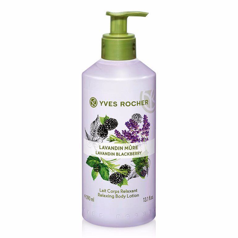 Yves Rocher Kem Dưỡng Thể Lavadin Blackberry Relaxing Body Lotion 390ml