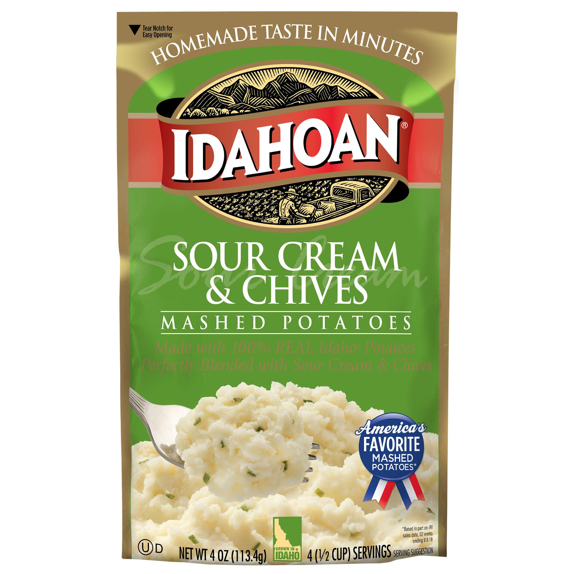 Idahoan Sour Cream and Chives Mashed Potatoes 113g