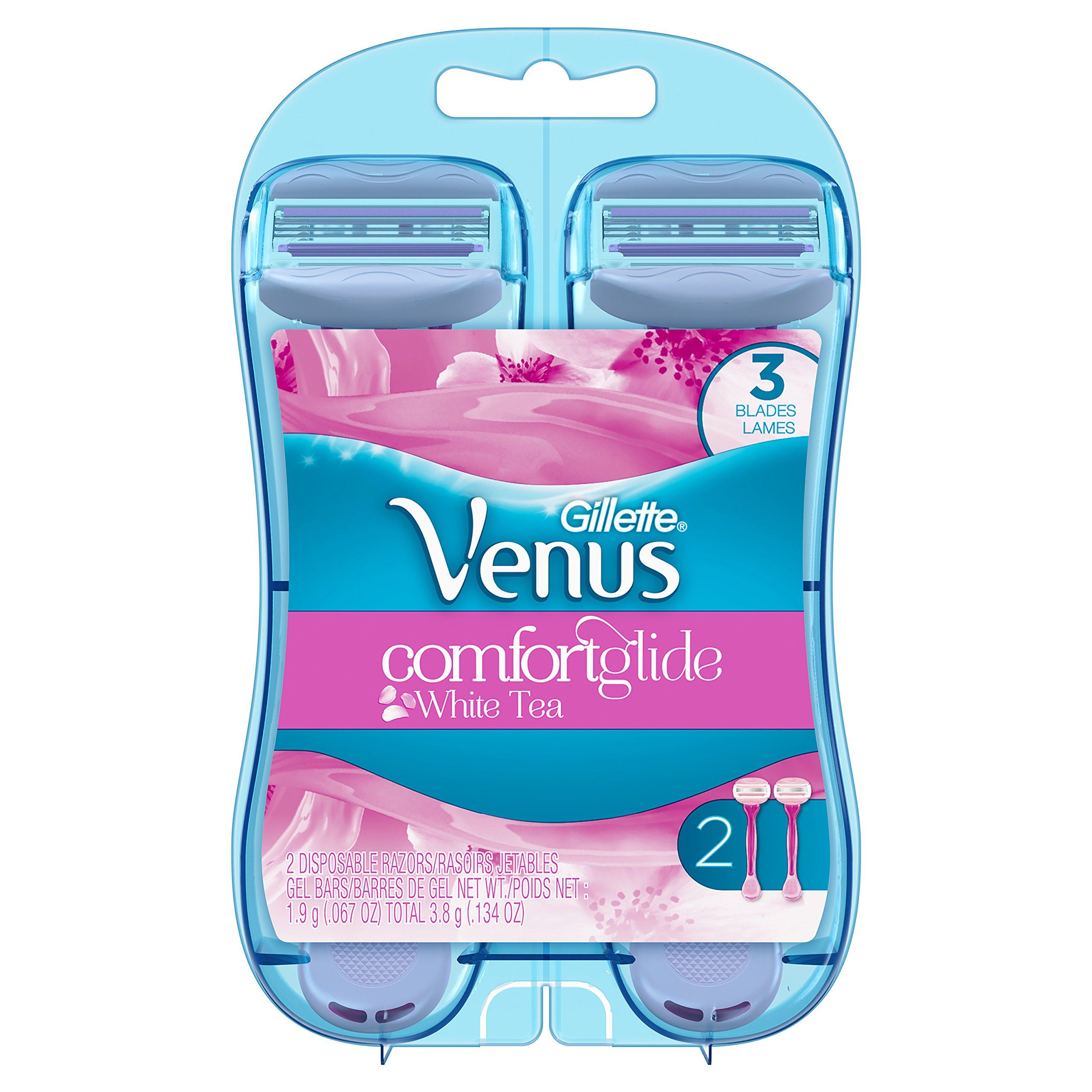 Gillette Venus Comfort Glide White Tea 2 razors