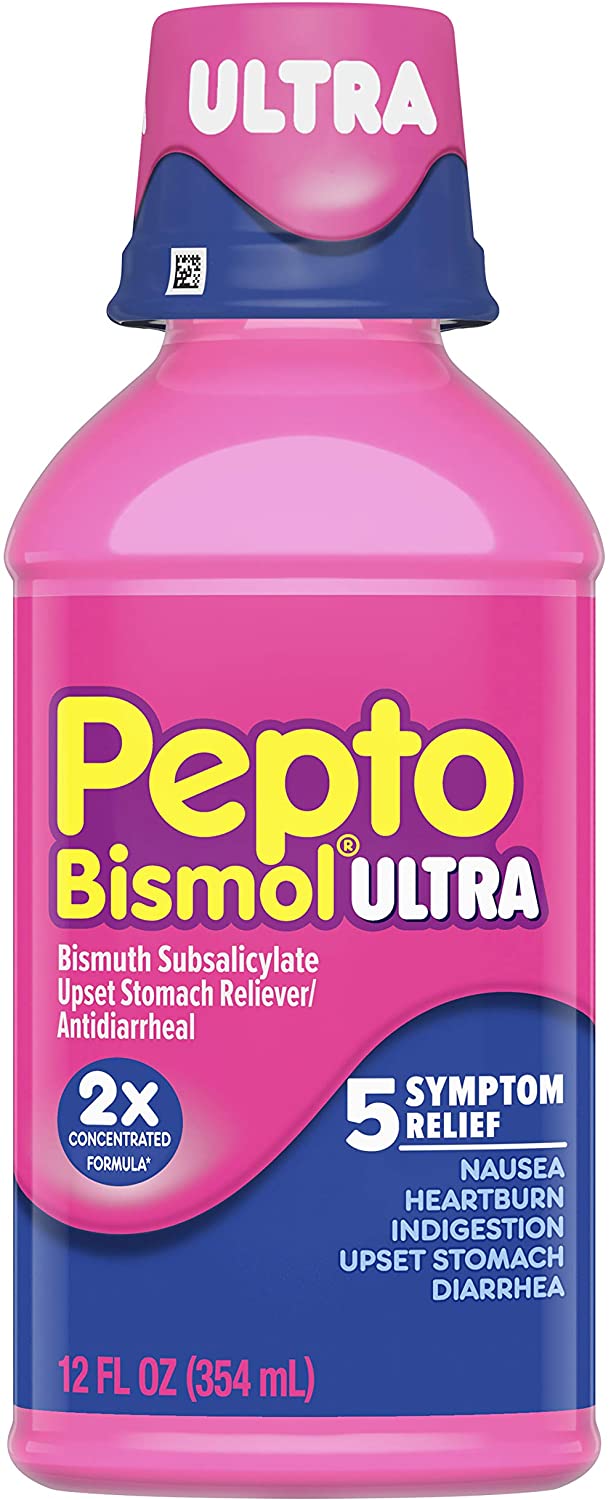 Pepto Bismol Ultra 5 Symptom Relief Liquid 354ml