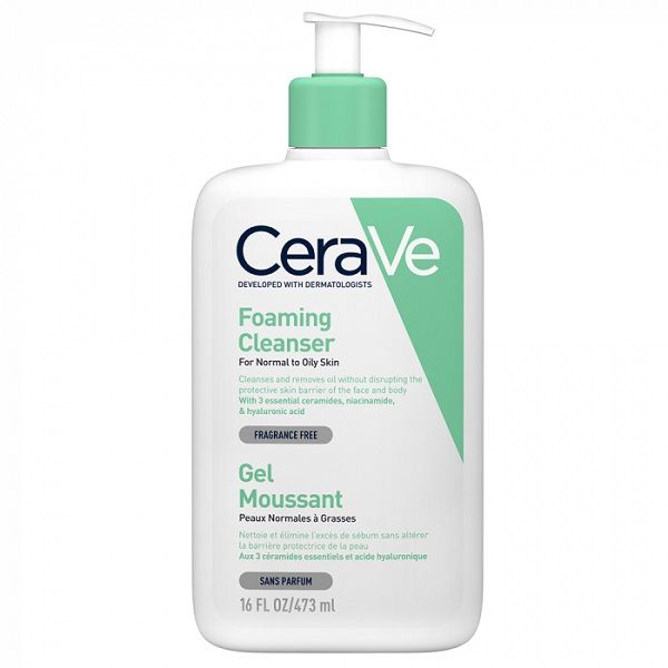 Sữa Rửa Mặt Cerave Foaming Clenser For Normal To Oily Skin 236ml